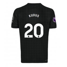 Pánské fotbalový oblečení Tottenham Hotspur Mohammed Kudus #20 Venkovní košile 2025-26 Krátkým Rukávem